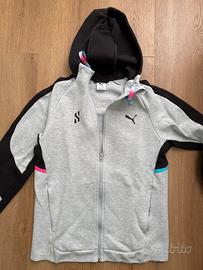PUMA FELPA TAGLIA M CON CAPPUCCIO