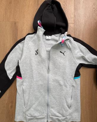 PUMA FELPA TAGLIA M CON CAPPUCCIO
