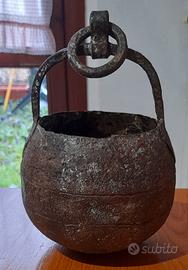 secchiello globulare da pozzo del 1800