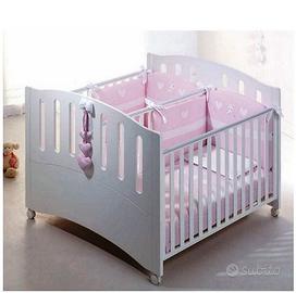 Lettino gemellare Azzurra Design Gemini Bianco