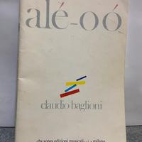 CLAUDIO BAGLIONI Alé-oó. Spartiti+testi 1985