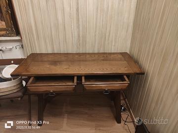 fratino consolle  in legno massello 