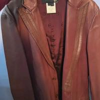 Giacca di pelle Roberto Cavalli originale 2001