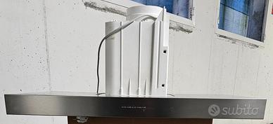 cappa aspirante in acciaio mai usata