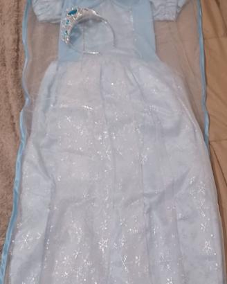 Vestito di carnevale PRINCIPESSA DELLE NEVI 4/6ann