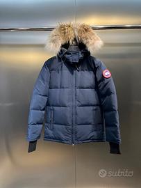 Parka Canada Goose blu con etichetta rossa /XXL