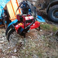 Pinza forestale con motosega