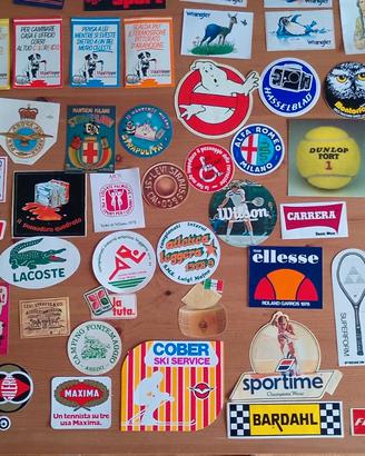 Lotto oltre 70 Adesivi Vintage (fin70 inizi'80)