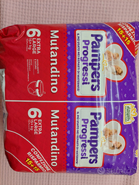 Pampers progressi mutandino taglia 6
