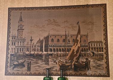 Arazzo con panorama di Venezia