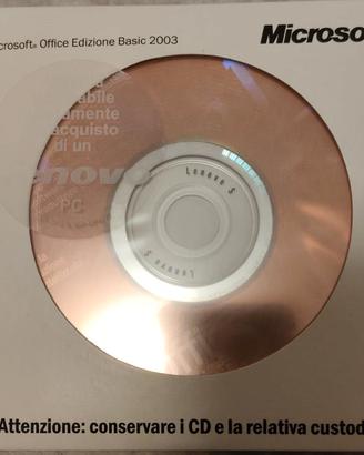 Microsoft Office Edizione Basic 2003 - Versione It