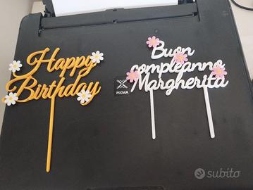 cake Topper personalizzato 