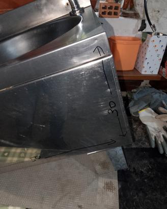 lavandino acciaio inox