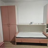 Armadio cameretta bambina rosa – in ottime condizi