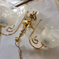 Lampadario 3 bracci in stile liberty