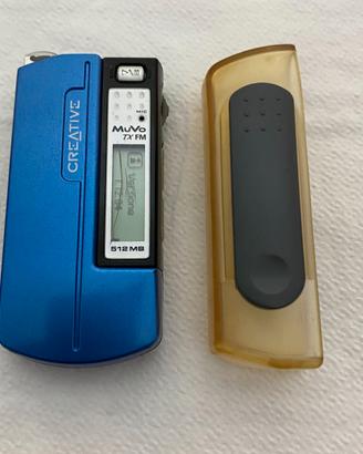 Lettore MP3 Creative MuVo TX FM 512MB MIC USB Blu