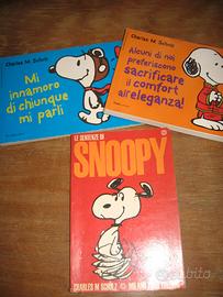 LOTTO 3 LIBRI SNOOPY CHARLES M. SCHULZ 1970/2012