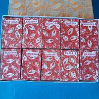 Set 10 statuette divinità indiane originali