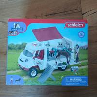 schleich  veterinario con puledro 
