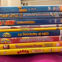 Lotto di 9 DVD per bambini