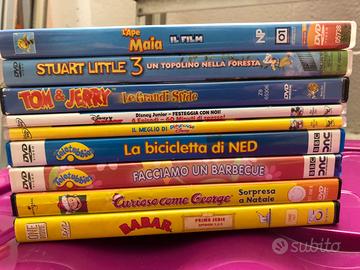 Lotto di 9 DVD per bambini