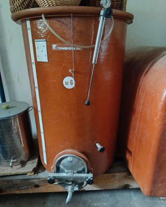 botte in vetroresina da 600 litri