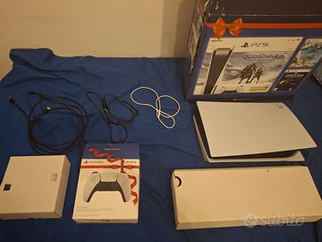 PS5 Disco 825GB + 1 DualSense + Box e Scontrino
