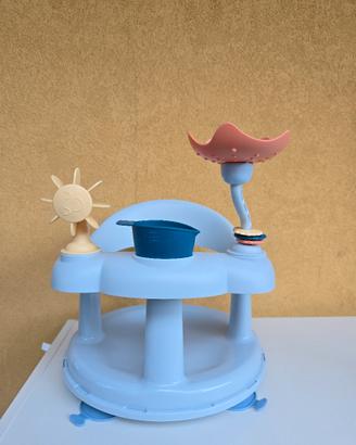 Seggiolino da bagno 360° per bebè - come nuovo