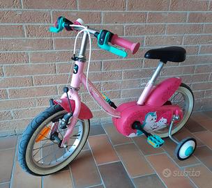 Bici da bambina 2-5 anni B-Twin Unicorn 500