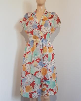 Abito vintage floreale 70s 80s