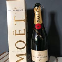 Bottiglia vuota moet chandon