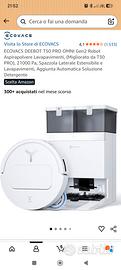 robot ecovacs lava e  aspira t50 pro