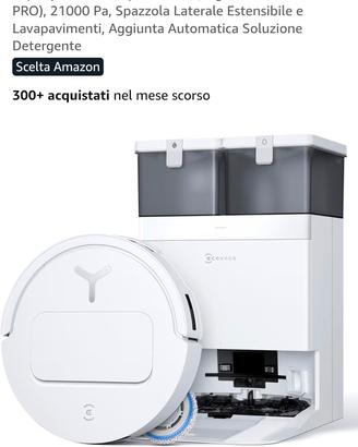 robot ecovacs lava e  aspira t50 pro