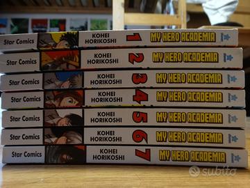 Lotto Manga My Hero Academia Vol. 1-7