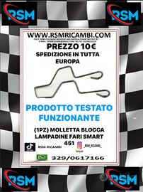 (1PZ) MOLLATTA BLOCCA LAMPADINE FARI SMART 451