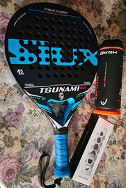 Padel siux tsunami brillo 4.0 con accessori