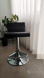 sgabello  legno e metallo