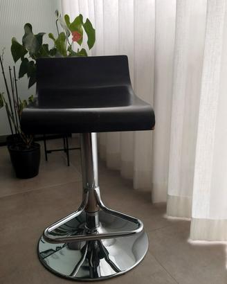 sgabello  legno e metallo