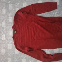 Maglione bordeaux 100% cotone