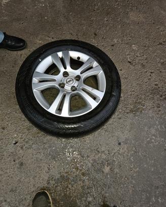 4 Cerchi in lega originali Opel Corsa (2011)