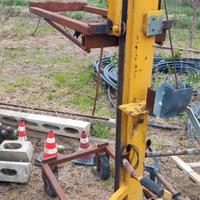 carrello elevatore manuale riduttore con blocco 