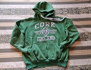 Felpa verde di Cork Irlanda 