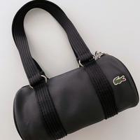 Borsa bauletto Lacoste nera