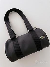 Borsa bauletto Lacoste nera