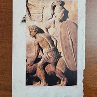 Antica Stampa francese Bassorilievo Su Foglio 