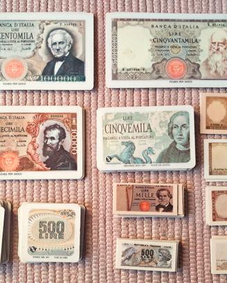 Fiches da gioco LIRE ITALIANE vintage anni 70