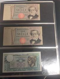 collezione banconote italiane