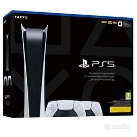 PS5 SLIM DIGITAL VERSION + 2 controller - nuovo