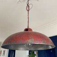 Lampada a sospensione industriale vintage – Ø 71cm