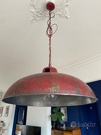 Lampada a sospensione industriale vintage – Ø 71cm